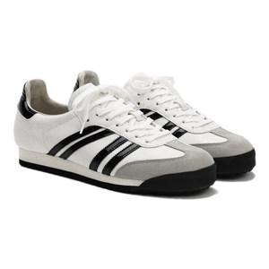 Mychonly Top Grain Cowhide Casual White Sneakers Low-Top, Breathable & Sweat-Wicking Retro <b>Trainers</b> Unisex <b>Walking</b> Shoes - Product Image 1
