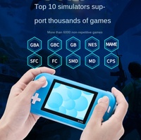 Mini console de jeux rétro portable 8 Go X350 avec deux joysticks, écran HD de 3,5 pouces, jeux classiques intégrés, 6000 jeux, ABS