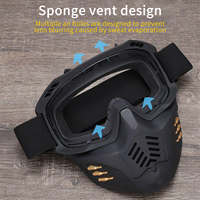 Masque de protection contre le vent pour la chasse en plein air, lunettes de vélo HD, lunettes de moto, lunettes de soleil de protection UV pour l'été
