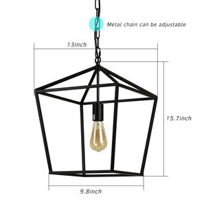 BBT Industriale Luce Del Pendente Della Lanterna Apparecchio di Casa Colonica <span class=keywords><strong>Lampadari</strong></span> Rustico Luce di Soffitto <span class=keywords><strong>per</strong></span> Isola Della <span class=keywords><strong>Cucina</strong></span> Camera Da Letto Sala da pranzo - Product Image 3