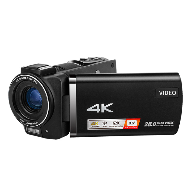 Super 4K Vlog Video Blog Digital Video Camera With Touch Display and Wifi