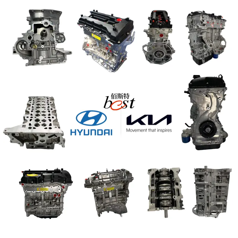 Blocco lungo gruppo motore gruppo auto coreana di migliore qualità all'ingrosso G4FA/FC/FJ/FG/NA/NC/ND/LA/LC/KD/KE/KF/KH/KG