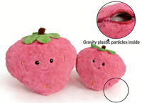 Groothandel Superzachte Aardbei Pluche Speelgoed Kinderen Gevulde Fruit Poppen met PP Katoen Vulling Cadeaus en Woonaccessoires