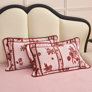 Vendita diretta nuova gonna da letto a base di latte oro spessa invernale Plus <span class=keywords><strong>velluto</strong></span> copripiumino a quattro pezzi Set di lenzuola - Product Image 2
