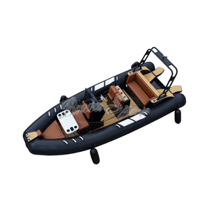 Yacht de luxe de 19 pieds, coque <span class=keywords><strong>semi</strong></span>-<span class=keywords><strong>rigide</strong></span> en aluminium, <span class=keywords><strong>bateau</strong></span> pneumatique Rib580, <span class=keywords><strong>bateau</strong></span> de patrouille à vendre - Product Image 4