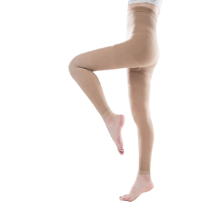 Girls Women Compression Stockings Pantyhose <strong>Tights</strong> 23-32mmHg <strong>Beige</strong> White Black Spandex and Nylon Opaque Knitted - Product Image 4