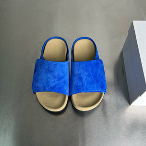 2025 Trending Luxury Top Layer Cowhide Suede Daily Wear Fashion <b>Slides</b> Slipper Original Top Quality Designer <b>Slide</b> slippers - Product Image 6