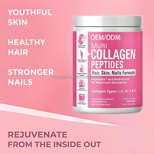 Suplemento multivitamínico de vitamina C en polvo de colágeno para blanquear la piel Gluta Glow de alta calidad personalizado OEM para uñas de cabello de adultos - Product Image 6