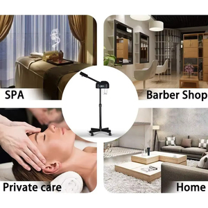 Vapor Facial caliente Vaporizador profesional Vaporizador Facial Vapor Facial Negro Hot Spa Mist Nano Pulverizador Cara Sauna Vapor - Product Image 4