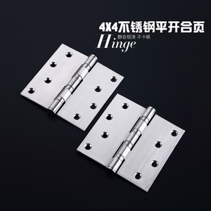 Bisagras de acero inoxidable Rideley de 3 y 4 pulgadas para montaje en superficie con cierre suave para puertas de gabinetes - Product Image 5