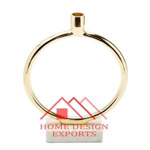 Bougeoir en laiton de table le plus vendu 2025 sur une base en marbre pour la décoration intérieure - Product Image 1