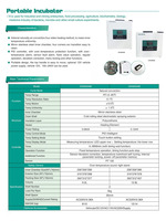 Wholesale Customization Car-mounted Portable Device Programmable Laboratory Mini Incubator for Lab Testing
