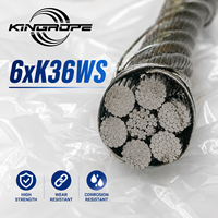 Tali Kawat Baja 11mm-52mm 6xK36WS + IWRC untuk Teknik Lepas Pantai - Ketahanan Kelelahan Tinggi, Anti-Korosi, Tugas Berat