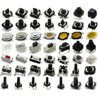 Interrupteur Tactile 3*6*4.3 à Pied en U, Interrupteur à Bouton Poussoir pour Thermomètre Corporel 3x6x5, Interrupteur Tactile SMD 2 Broches de Haute Qualité