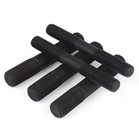 Customized Size Stud Thread Rod High Strength Black Oxide M8 M10 M12 M14 Made of Steel Metric Measurement System