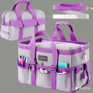 Échantillon Gratuit : Sac de Transport Grande Capacité pour Barbiers, Organisateur pour Tondeuses et Fournitures, Sac à Outils de Coiffure Personnalisé OEM - Product Image 5
