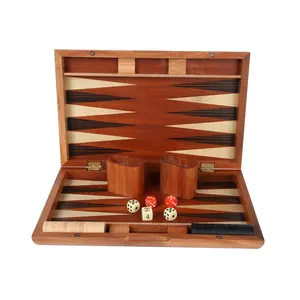 Set di scacchi in legno di alta qualità scacchi in legno dama in legno backgammon in legno