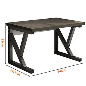 Multifunctional Wooden Microwave Oven Corner <b>Shelf</b> 2-Tier <b>Kitchen</b> Carbon Steel <b>Shelf</b> Free Bakery Standing Deck Oven With Stand - Product Image 6