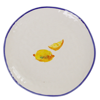 Service de table en céramique au design citron jaune, porcelaine durable, ensemble de 16 pièces, adapté au petit-déjeuner, au brunch, élégant pour les salles à manger à domicile