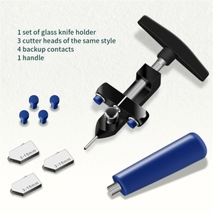 <span class=keywords><strong>Coupe</strong></span>-<span class=keywords><strong>verre</strong></span> professionnel 2-en-1 pour carrelage, outil de dé<span class=keywords><strong>coupe</strong></span> de carreaux, <span class=keywords><strong>coupe</strong></span>-porcelaine, <span class=keywords><strong>coupe</strong></span>-céramique, outil de construction, grattoir manuel pour sols, <span class=keywords><strong>coupe</strong></span> de bordures - Product Image 2