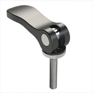 Levier de verrouillage à came à filetage externe long en aluminium noir CNC, le plus vendu, avec écrou, pour perçage et brochage - Product Image 3