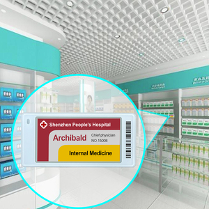 Letrero Hospitalario de Papel Electrónico de Bajo Consumo, Legible Bajo la Luz Solar, Reduce la Confusión de los Pacientes, Actualización Inalámbrica, Etiqueta de Farmacia, IoT Médico Inteligente - Product Image 1