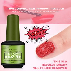 Dissolvant de vernis gel professionnel à action rapide <span class=keywords><strong>Magic</strong></span> Bursting Gel Polish Remover, 15 ml, vente en gros - Product Image 4