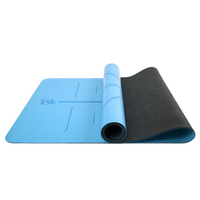 Tapis de yoga en caoutchouc PU personnalisé, antidérapant, durable, écologique, pour la gym et le fitness – Offre spéciale