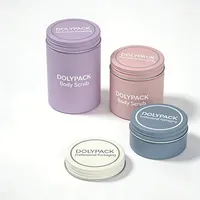 Pot en aluminium durable pour gommage corporel 30ml 90ml 110ml, impression couleur, fabricant d'emballages métalliques personnalisés