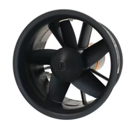 Moteur Brushless RC QX-MOTOR 64mm EDF 5 pales avec QF2611 Pro 4000KV 3200KV 2900KV CW CCW pour avion RC 3S 4S 6S