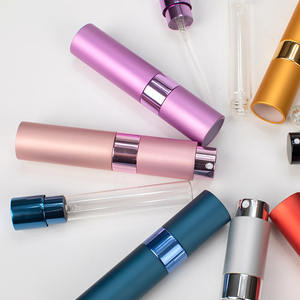 Spot 10ml <b>perfume</b> <b>bottles</b> <b>empty</b> high-grade anodized rotary telescopic <b>bottles</b> sample glass portable - Product Image 3