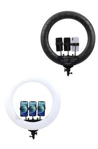 AL21 Led Anneau de Téléphone Lumière de Remplissage 22 Inch <span class=keywords><strong>56</strong></span> <span class=keywords><strong>cm</strong></span> Avec Support de Téléphone pour Smartphone Selfie Live - Product Image 2