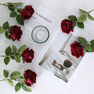 ดอกกุหลาบประดิษฐ์ ช่อดอกไม้วัน<span class=keywords><strong>วาเลนไทน์</strong></span> ดอกไม้<span class=keywords><strong>ปลอม</strong></span> ตกแต่งห้องนั่งเล่นและโต๊ะรับประทานอาหาร จัดดอกไม้และของตกแต่ง - Product Image 3