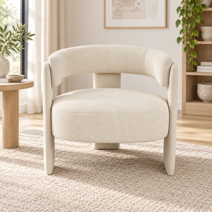 Sgabelli da <span class=keywords><strong>Bar</strong></span> di Alta Qualità per Casa, 24'', Minimalisti, Color Crema, con Schienale, per Cucina - Product Image 1