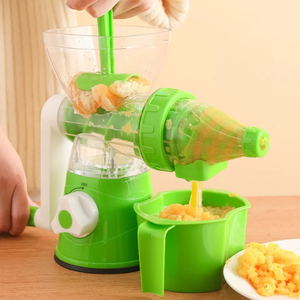 Presse-agrumes manuel portable pour la maison et la cuisine, petit outil, presse-agrumes manuel pour fruits, oranges, pastèques, machine à jus à manivelle - Product Image 1