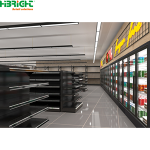 Estanterías Metálicas para Supermercados, Exhibidores de Venta al por Menor, Góndolas, Almacenamiento de Botellas de Vino para Tiendas de Abarrotes - Product Image 3