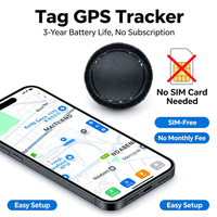 Traceur GPS Mini Anti-Perte pour Animaux de Compagnie et Objets Personnels, Compatible iOS Android Google Find My Device