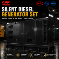 Generador Diésel Silencioso FG-Wilson de 35KW con Arranque Automático ATS, Frecuencia 50/60Hz, en Venta, Opciones de 10/20/30/40KVA