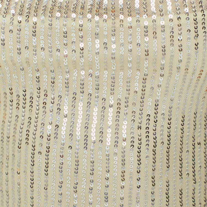 Mini abito da donna con spalline <span class=keywords><strong>Sexy</strong></span> senza schienale scintillante con paillettes per occasioni di festa naturale metallizzato - Product Image 6