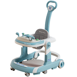 Commercio all'ingrosso 4 in 1 bambino deambulatore con ruote regolabile luci di musica di altezza bambino attività Push <span class=keywords><strong>Walker</strong></span> con ruote e sedile - Product Image 2