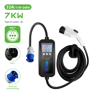 Vente en gros 3.5kw 7kw 11kw <span class=keywords><strong>22kw</strong></span> 16A 220V AC GB/T <span class=keywords><strong>Chargeur</strong></span> portable EV <span class=keywords><strong>Chargeur</strong></span> portable EV avec batterie <span class=keywords><strong>Chargeur</strong></span> solaire portable EV - Product Image 2