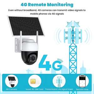 Innotronik户外4g太阳能摄像机电池太阳能安全金属AOV超低功耗4G 3Mp安全摄像机 - Product Image 3