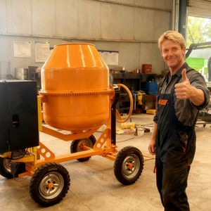 Mini Mezcladora de Cemento Autocargable Resistente - Ideal para Proyectos de Construcción de Viviendas y Preparación de <span class=keywords><strong>Mortero</strong></span> - Product Image 2