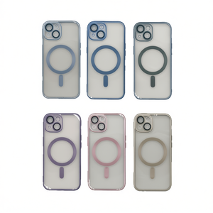 Funda para teléfono móvil con soporte de anillo magnético para iPhone 14 Pro Max, cubierta protectora transparente - Product Image 2