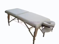 Table de massage professionnelle portable en cuir PU pour salon de beauté, spa, pliable avec repose-tête, pour usage facial en salon ou à domicile