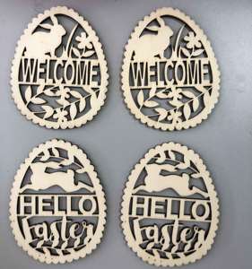 Huevos de Pascua pintados hechos a mano, decoración de Festival de madera HAIYAO, decoración del hogar, logotipo personalizado, Europa - Product Image 2