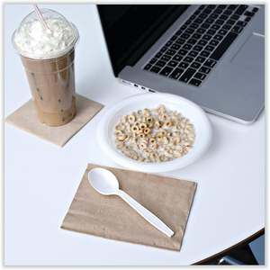 Cuchara para Sopa de Poliestireno Resistente Boardwalk, Cubiertos Desechables Blancos, 1000 Unidades por Caja - Product Image 6