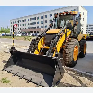 Retroexcavadora cargadora China personalizada 4WD JCB 4CX retroexcavadora excavadora