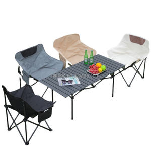 Al Aire Libre multicolor portátil peso ligero plegable Luna silla para pesca playa Camping dibujo Picnic silla Camping silla - Product Image 4