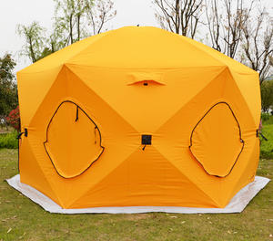 Tenda Invernale per <span class=keywords><strong>10</strong></span> Persone, Tenda a Triplo Strato per Pesca sul Ghiaccio, Tenda a Cupola, Yurta Mongola - Product Image 3